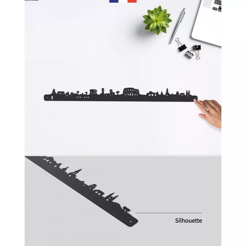 Silhouette murale ville de Nîmes – Je Suis Art.