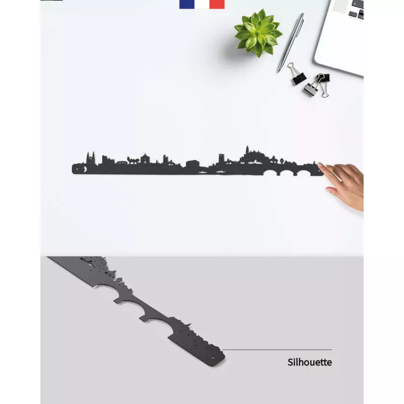 Silhouette murale ville de Périgueux – Je Suis Art.