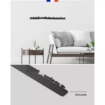 Silhouette murale ville de Rennes – Je Suis Art.