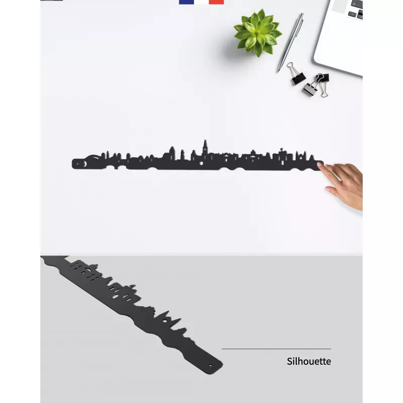 Silhouette murale ville de Strasbourg– Je Suis Art.