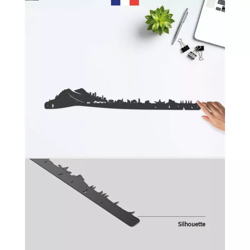 Silhouette murale ville de Toulon – Je Suis Art.