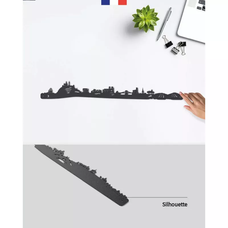 Silhouette murale ville de Vienne – Je Suis Art.