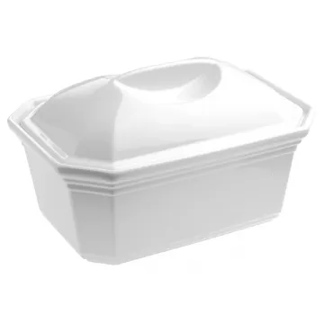 Plat à terrine rectangulaire en porcelaine blanche French Classics - Revol