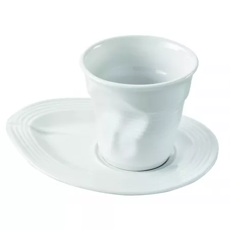 Sous-tasse en porcelaine blanche - Revol Sous-tasse en porcelaine blanche - Revol