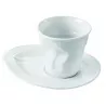 Sous-tasse en porcelaine blanche - Revol Sous-tasse en porcelaine blanche - Revol
