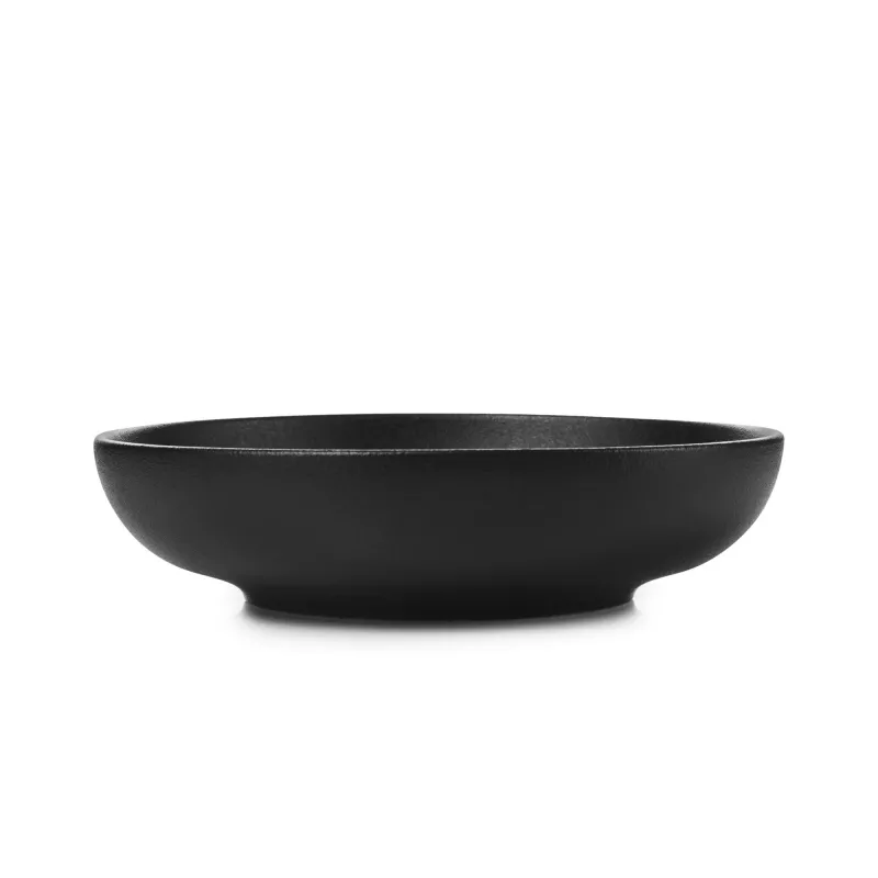 Assiettes creuses en Céramique Noire Adelie - Revol
