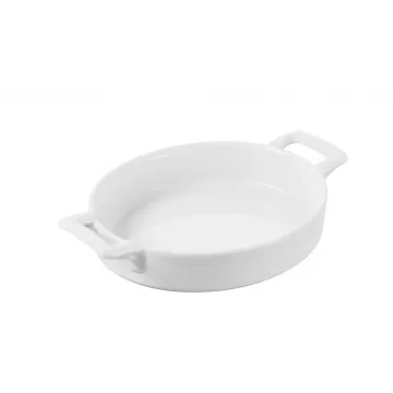 Cassolette ovale en porcelaine blanche Belle Cuisine - Revol