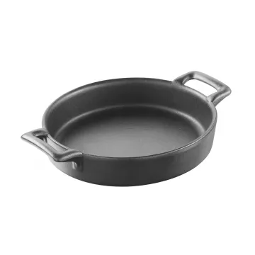 Cassolette ovale en céramique noire Belle Cuisine - Revol