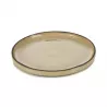 Assiette plate ronde en céramique Caractere - Revol - diamètre 15 cm
