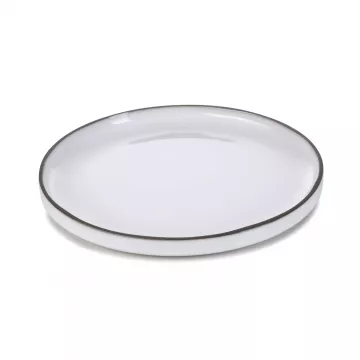 Assiette plate à dessert en céramique Caractere - Revol - Diamètre 21cm