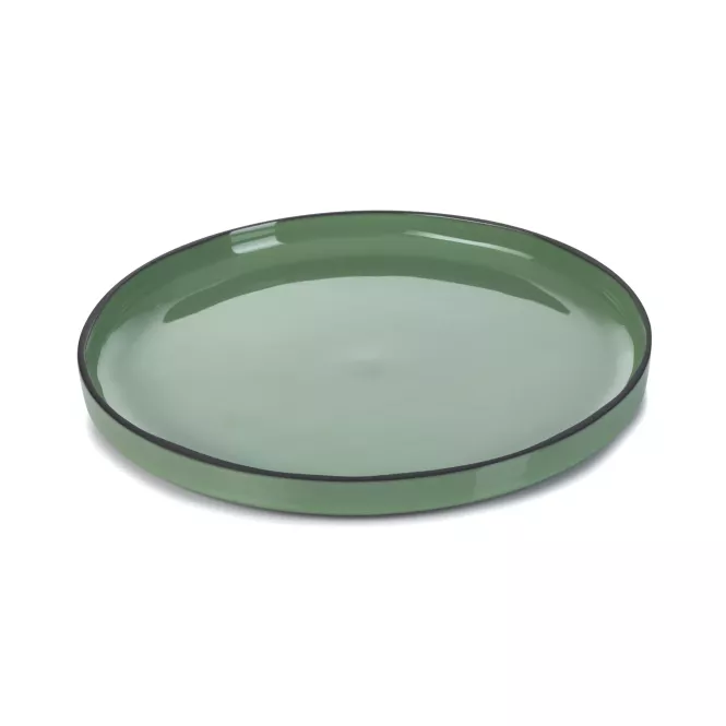 Assiette ronde plate à diner en céramique Caractere - Revol