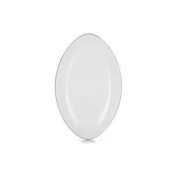 Assiette ovale plate en céramique Equinoxe 35cm - Revol