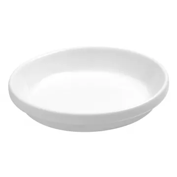 Assiette ovale en porcelaine blanche Les Essentiels par Revol Porcelaine 