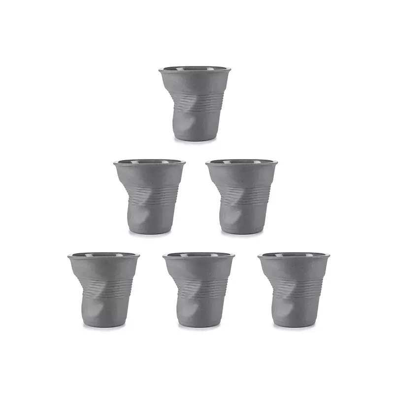 Set de 6 tasses espresso en céramique recyclé - Revol