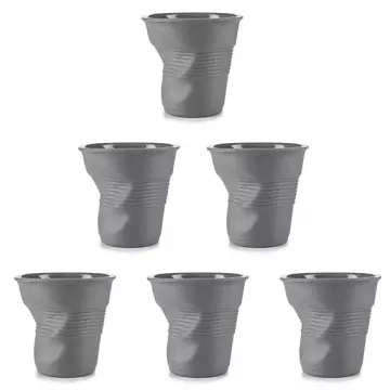 Set de 6 tasses espresso en céramique recyclé - Revol