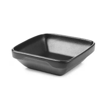 Ravier carré en céramique Noire Les Essentiels - Revol