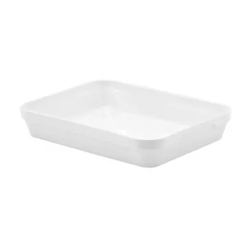 Plat à four rectangulaire 19x13cm en porcelaine Les Essentiels - Revol