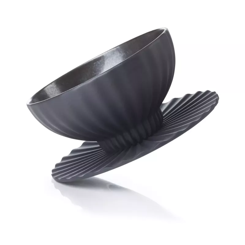 Bol à soupe en céramique noire Pokoe - Revol