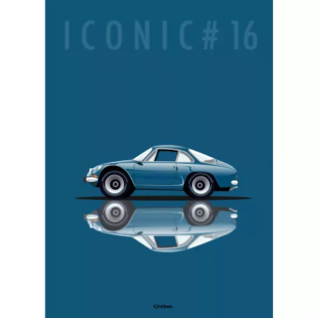 Affiche de la Renault Alpine A110 - Cirebox