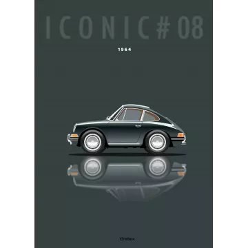 Affiche de la Porsche 911 - Cirebox