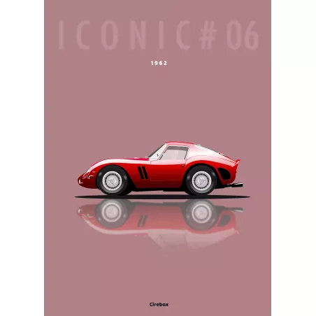 Affiche de la Ferrari 250 GTO - Cirebox