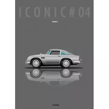 Affiche de l'Aston Martin DB5 - Cirebox