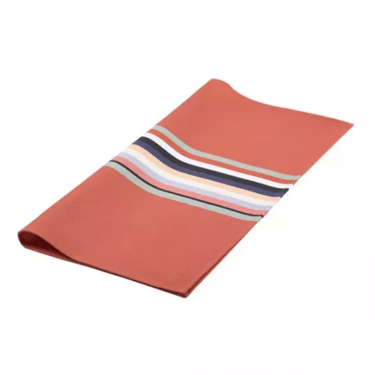 Serviette de table 100% coton Mauleon Corail - Artiga Serviette de table 100% coton Mauleon Corail - Artiga