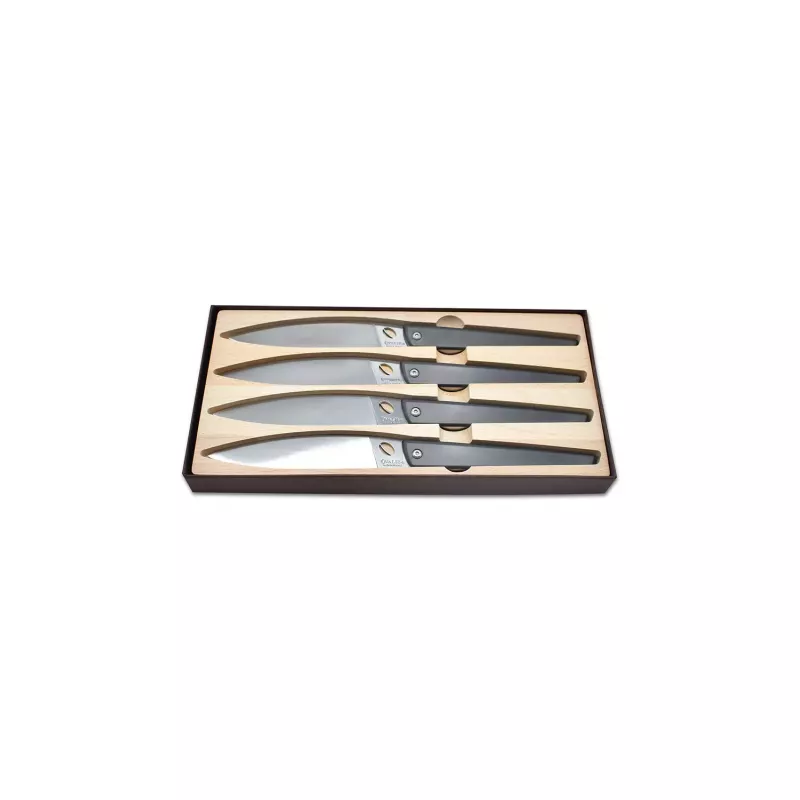 Coffret de couteaux de table Flankers par Ovalie fabriqué en France