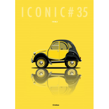 Affiche Citroën 2 CV Charleston - Cirebox