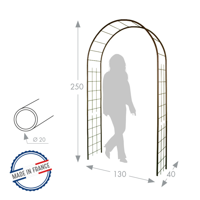 Arche de jardin TREILLAGE - Louis Moulin