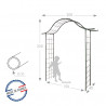 Arche de jardin PORTIQUE Louis Moulin Arche de jardin PORTIQUE Louis Moulin