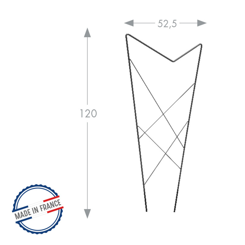 Treillage pour pot à piquer Papillon - Louis Moulin