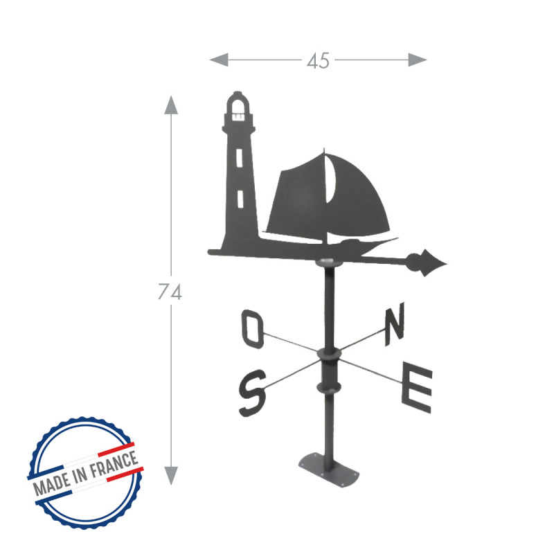 Girouette VOILIER - Louis Moulin