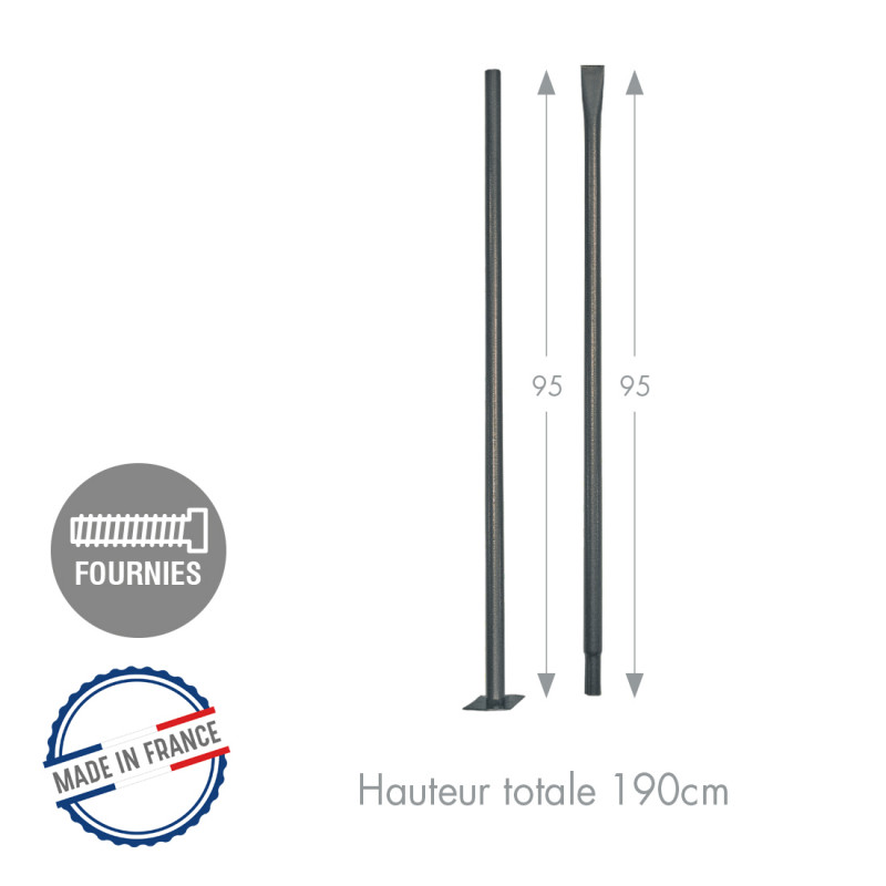 Mât de fixation pour girouette - Louis Moulin