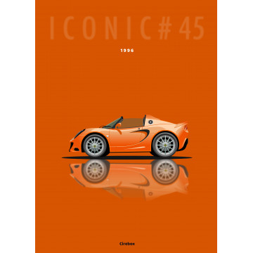 Affiche de la Lotus Elise - 1996 - Cirebox