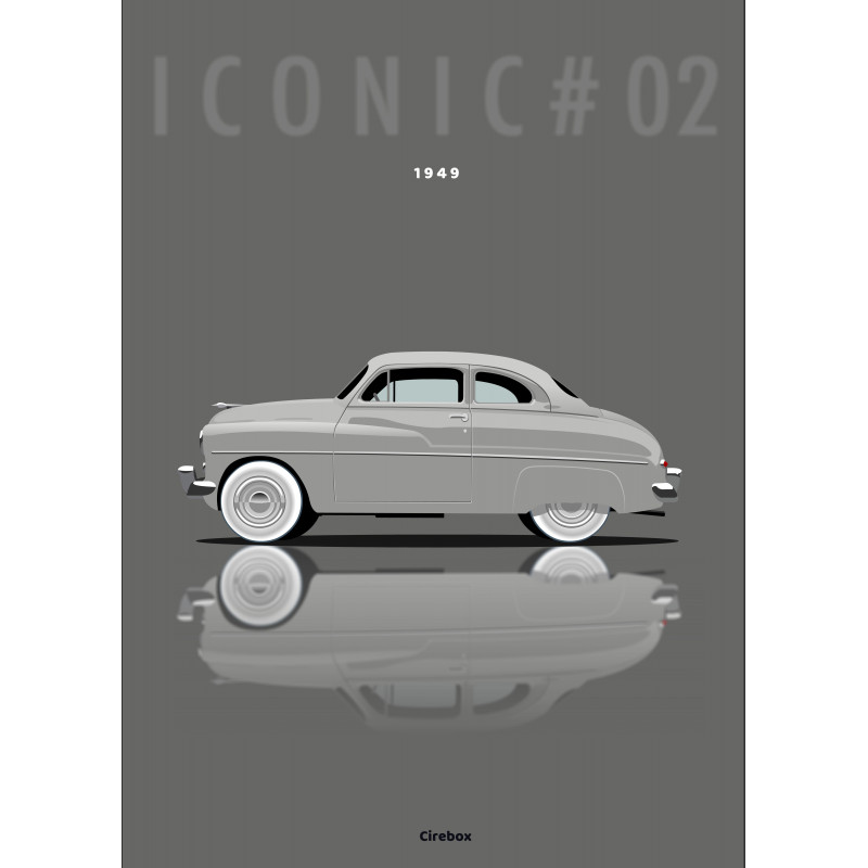 Affiche 100 % Made In France, Mercury 8 - 1949