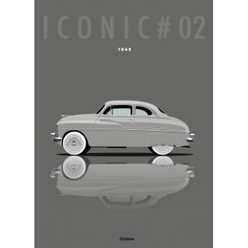 Affiche de la Mercury Eight - 1949 - Cirebox