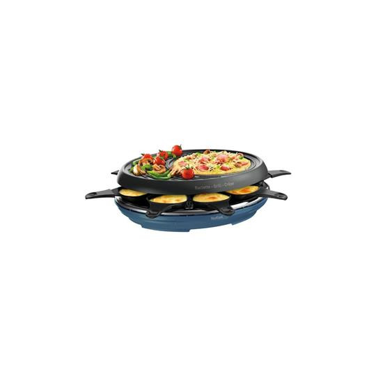 Appareil à raclette 8 personnes 1050w + grill + crêpière - Tefal - re310401