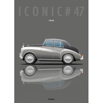 Affiche de la Rolls Royce Silver Cloud - 1955 - Cirebox