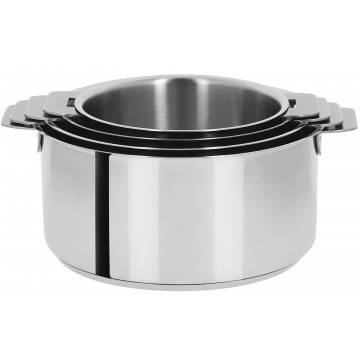 Set de 4 casseroles Mutine amovibles induction - Cristel