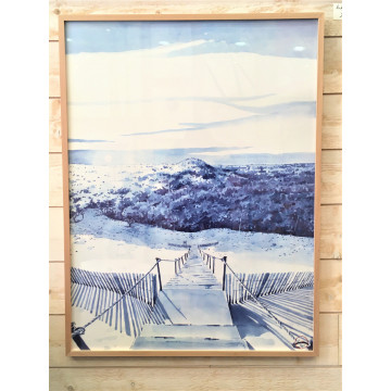 Affiche Descente de la dune du Pilat- B&C