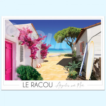 Affiche Le Racou Argeles-sur-mer - Foliove