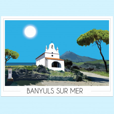 Affiche Banyuls-sur-mer bord - Foliove