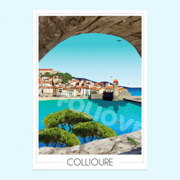 Affiche de Collioure - Foliove
