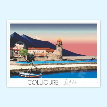 Affiche du Port de Collioure - Foliove