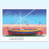 Affiche d'une barque à Gruissan - Foliove