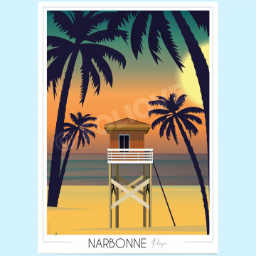 Affiche Narbonne - Foliove