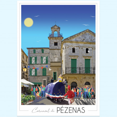 Affiche Carnaval de Pezenas - Foliove