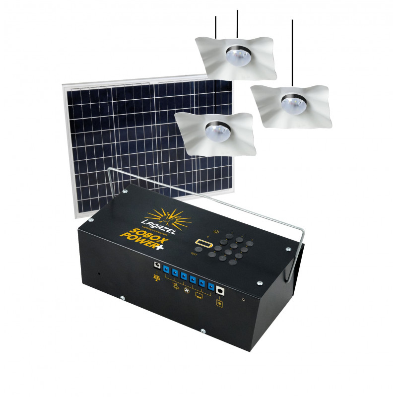 SOLAIRE Produits Energies renouvelables Kit éclairage solaire 4