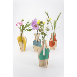 Vase DIY en bois anamorphose - Reine Mère